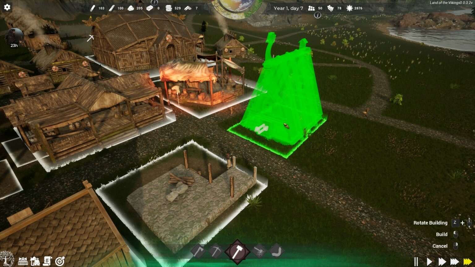 Land of the Vikings Errichte eine blühende WikingerSiedlung